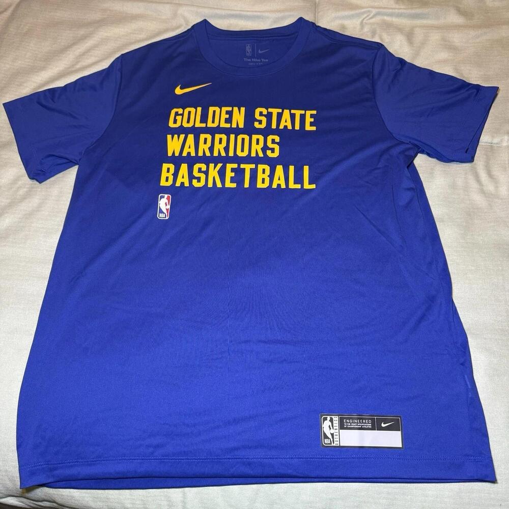 Golden State Warriors Logo Print Training Sport T-Shirt Fj0207-495